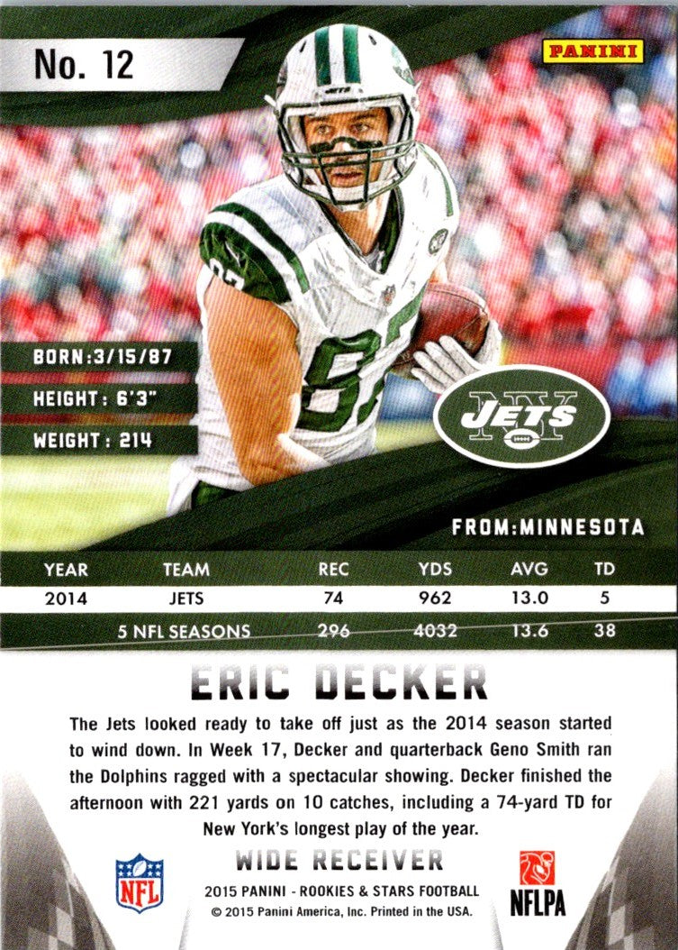 2015 Panini Rookies & Stars Eric Decker