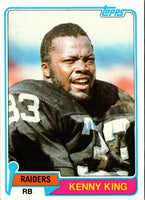 1981 Topps Kenny King #329 Rookie NM-MT