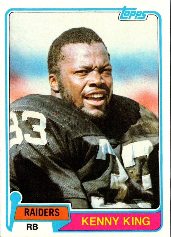 1981 Topps Kenny King #329 Rookie NM-MT