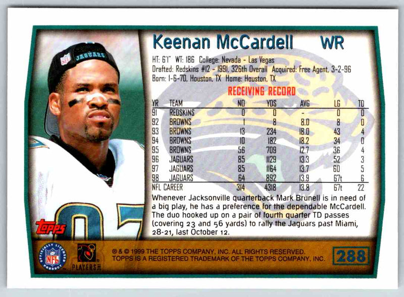 1999 Topps Keenan McCardell