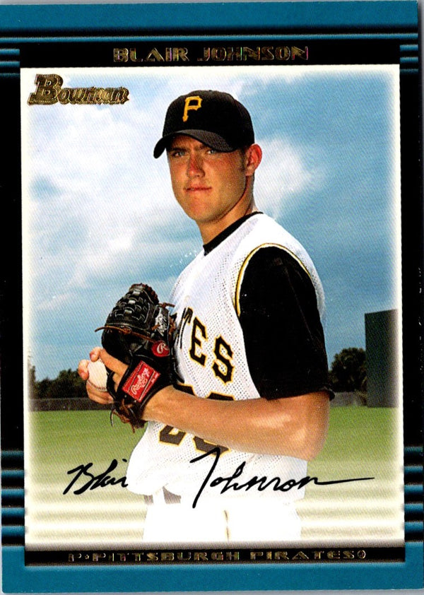 2002 Bowman Draft Picks & Prospects Blair Johnson #BDP42 Rookie