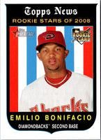 2008 Topps Heritage Emilio Bonifacio #118 Rookie