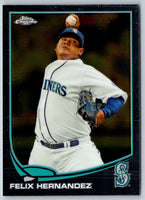 2013 Topps Chrome Orange Refractors Felix Hernandez #34