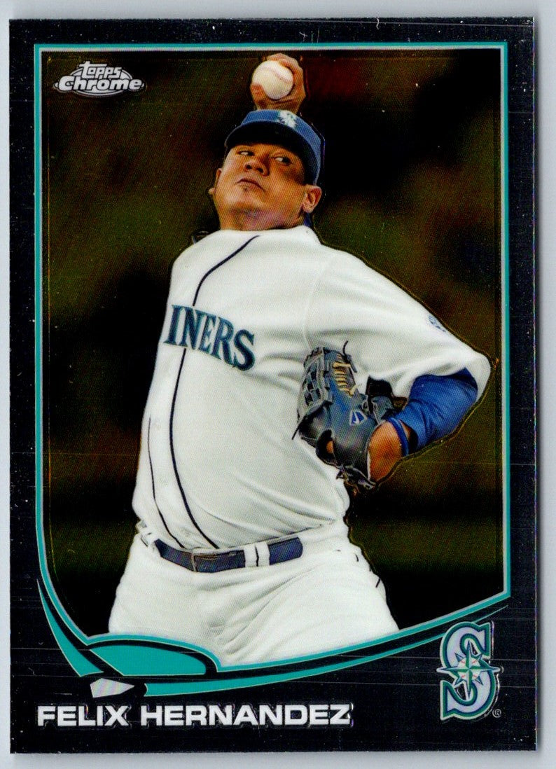 2013 Topps Chrome Orange Refractors Felix Hernandez