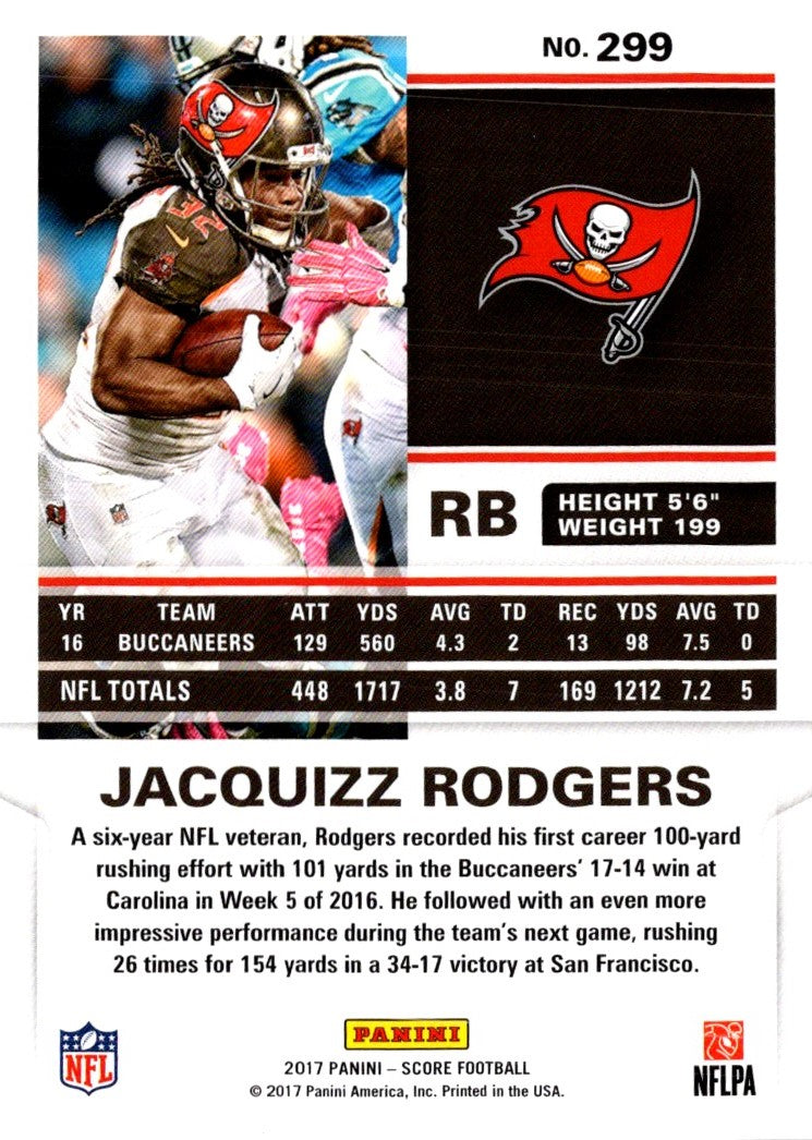 2017 Score Jacquizz Rodgers