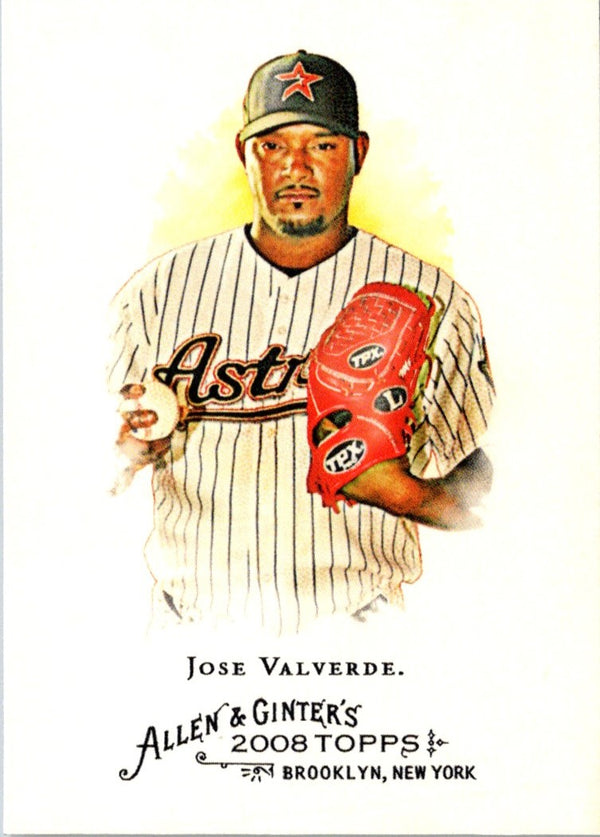 2008 Topps Allen & Ginter Jose Valverde #174