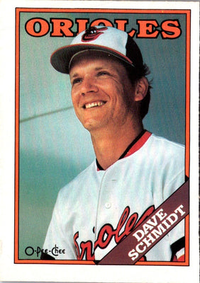 1988 O-Pee-Chee Dave Schmidt #214