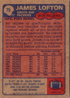 1985 Topps James Lofton #75