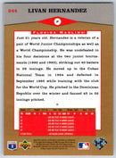 1996 Upper Deck Livan Hernandez
