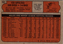 1972 Topps Ed Spiezio