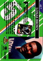 1993 Stadium Club Super Teams Bowl Lomas Brown #417