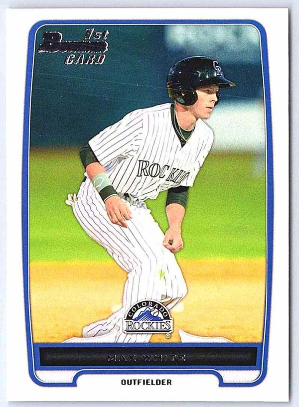 2012 Bowman Max White #BDPP119