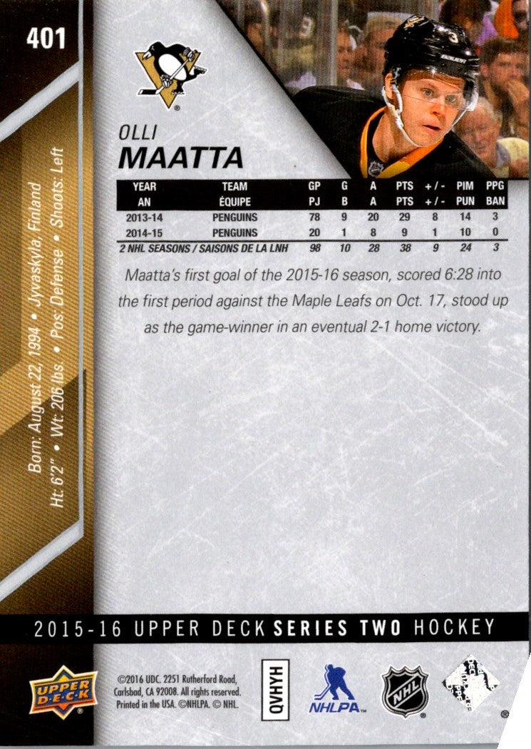 2015 Upper Deck Olli Maatta