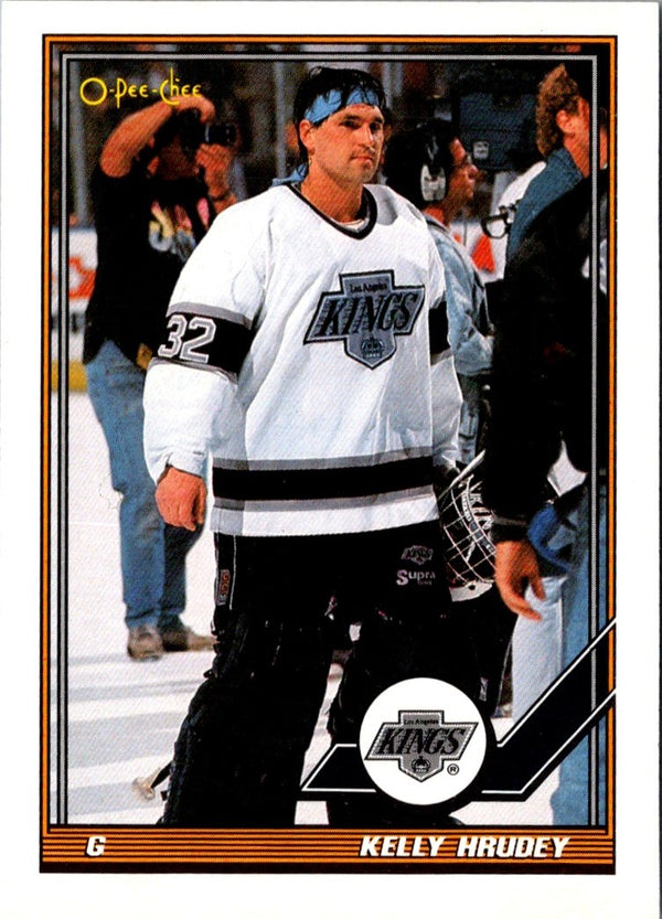 1991 O-Pee-Chee Kelly Hrudey #195