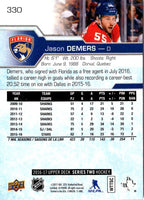2017 Upper Deck Jason Demers #330