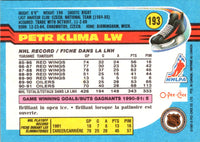1991 O-Pee-Chee Petr Klima #193