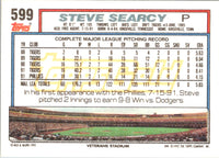 1992 Topps Steve Searcy #599