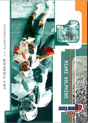 2001 Fleer Game Time Jay Fiedler #40