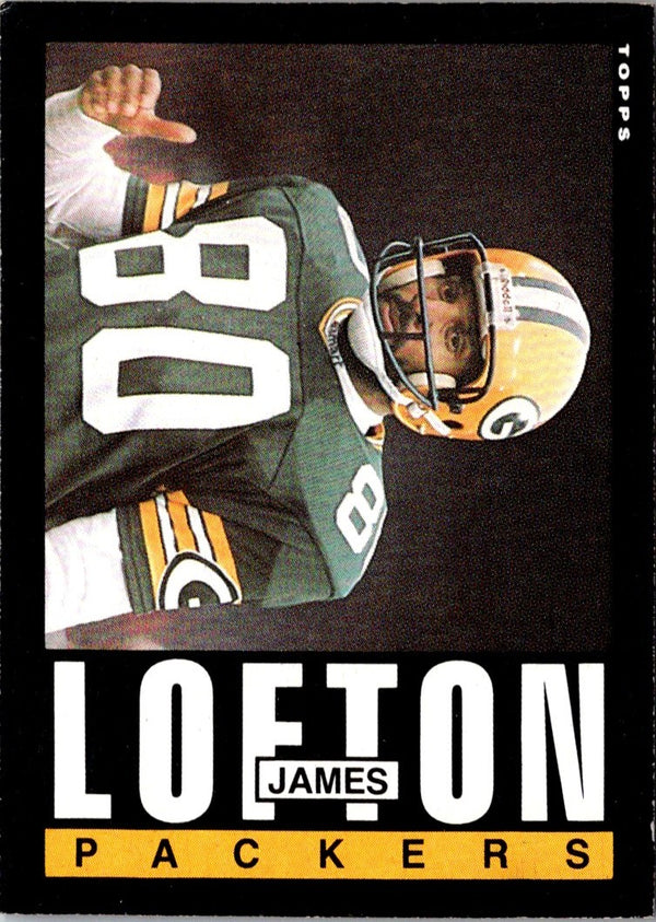 1985 Topps James Lofton #75