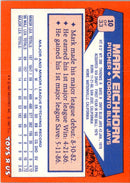 1987 Topps Toys'R'Us Rookies Mark Eichhorn