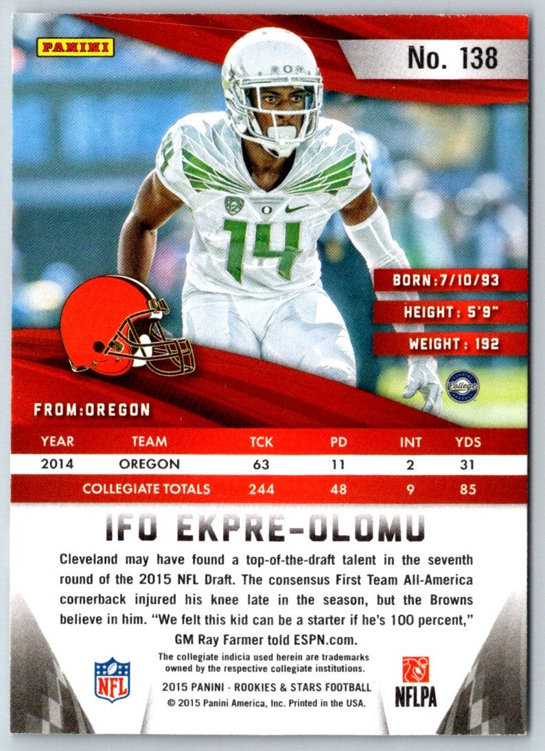 2015 Panini Rookies & Stars Ifo Ekpre-Olomu