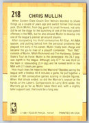 1992 Fleer Chris Mullin