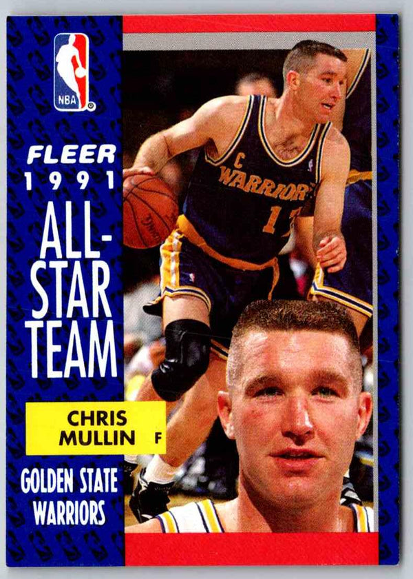 1992 Fleer Chris Mullin #218