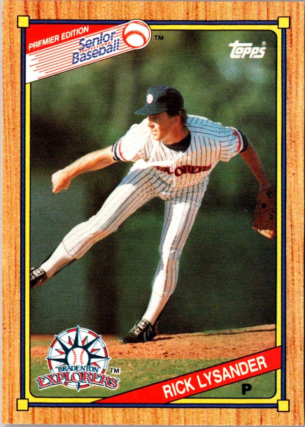 1989 Topps Senior League Rick Lysander #68