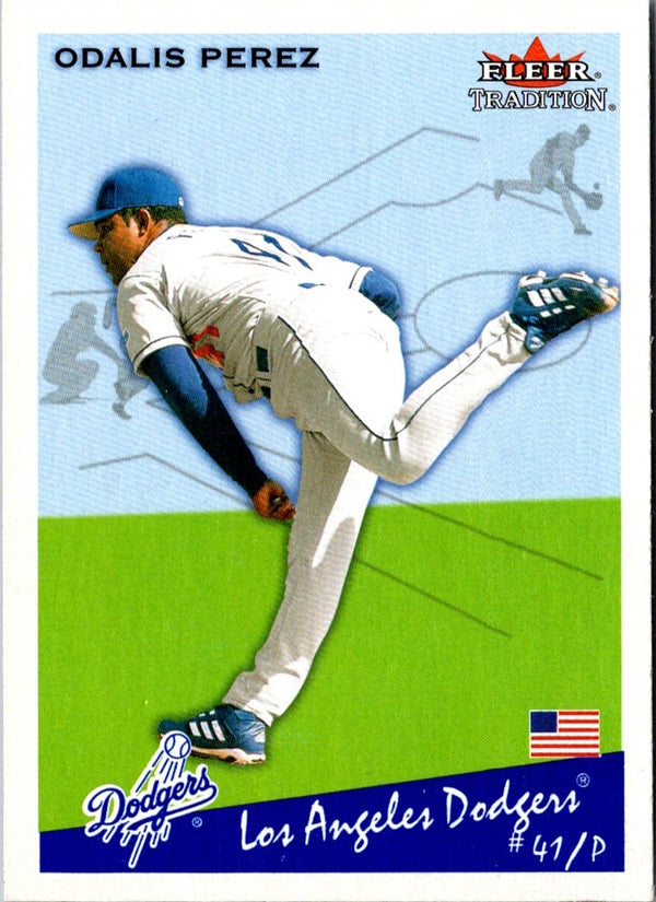 2002 Fleer Tradition Update Odalis Perez #U109