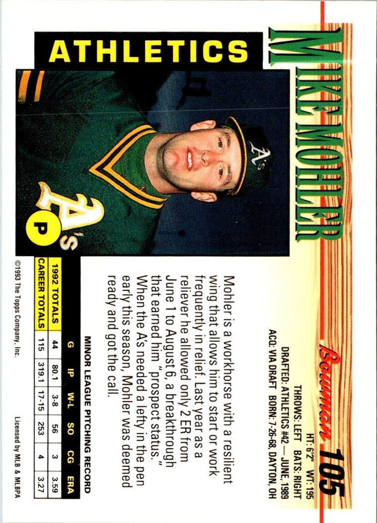 1993 Bowman Mike Mohler