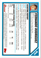 2007 Bowman Prospects Fernando Rodriguez #BP97