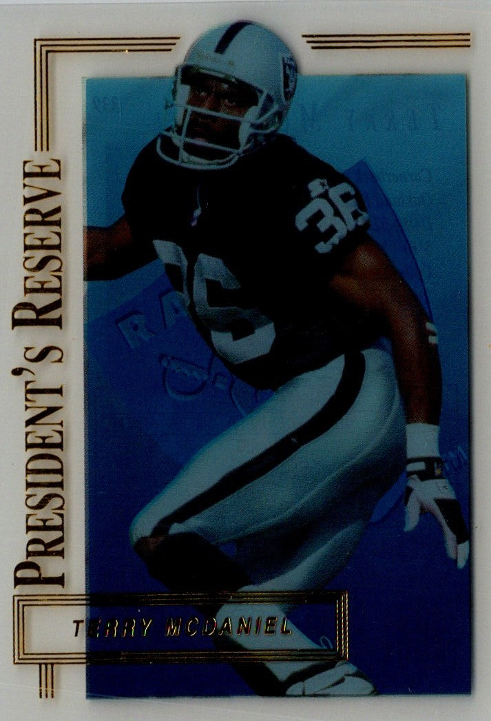 1996 Collector's Edge President's Reserve Terry McDaniel