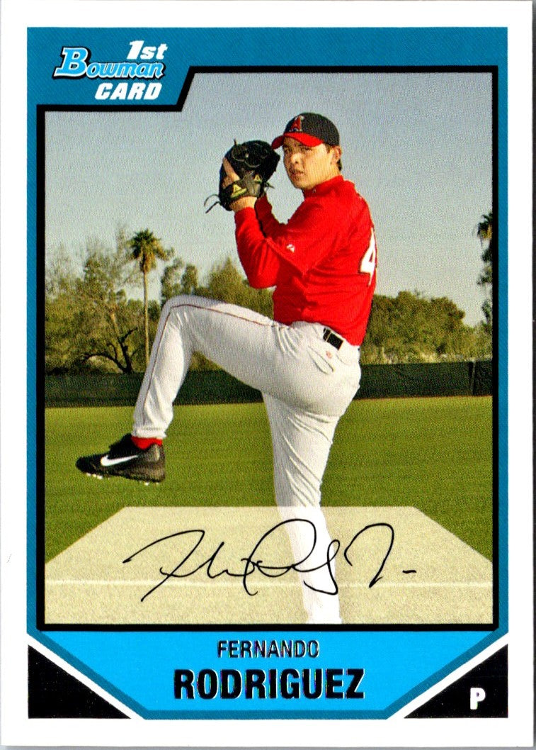 2007 Bowman Prospects Fernando Rodriguez