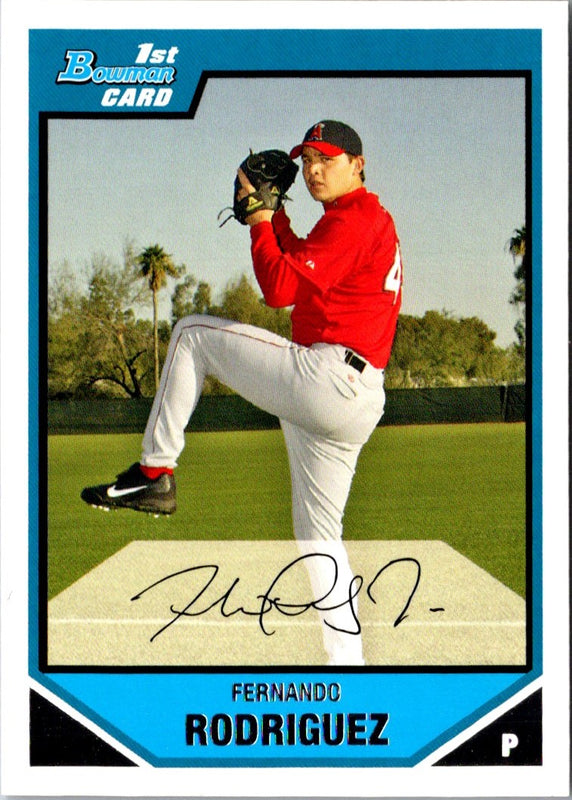 2007 Bowman Prospects Fernando Rodriguez #BP97
