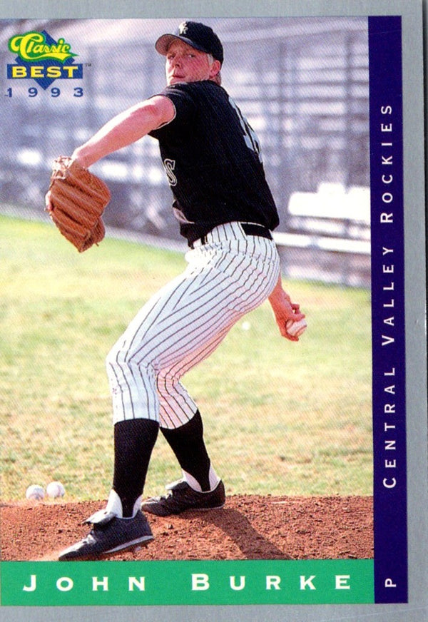 1993 Classic Best John Burke #180