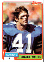 1981 Topps Charlie Waters #455