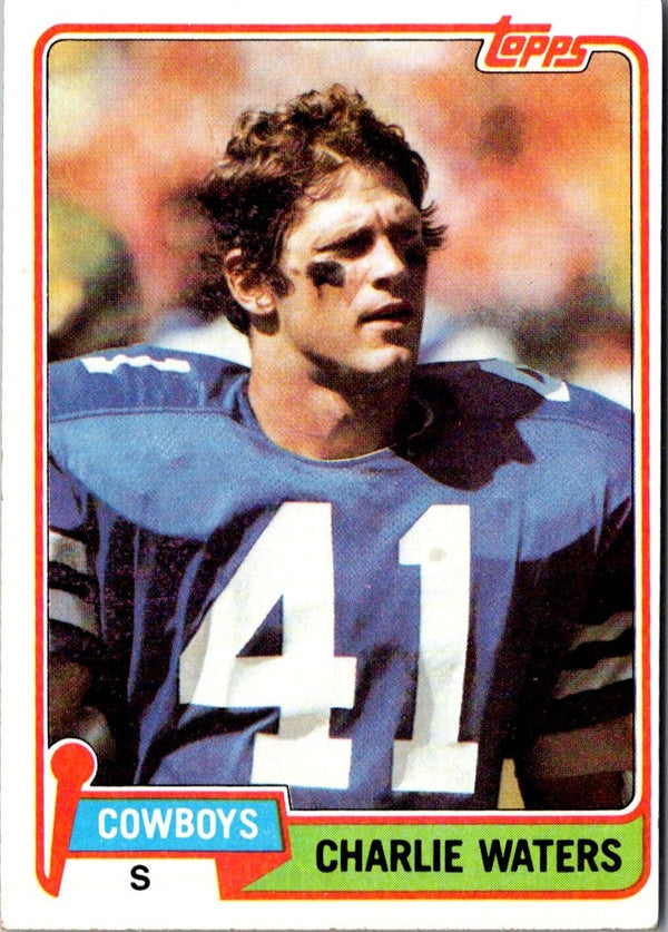 1981 Topps Charlie Waters #455