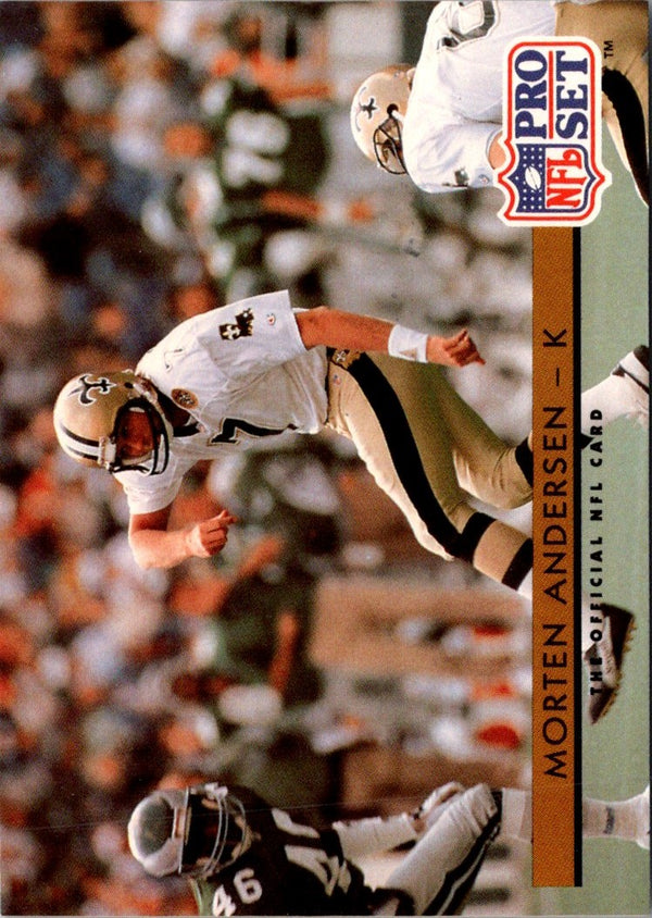 1992 Pro Set Morten Andersen #253