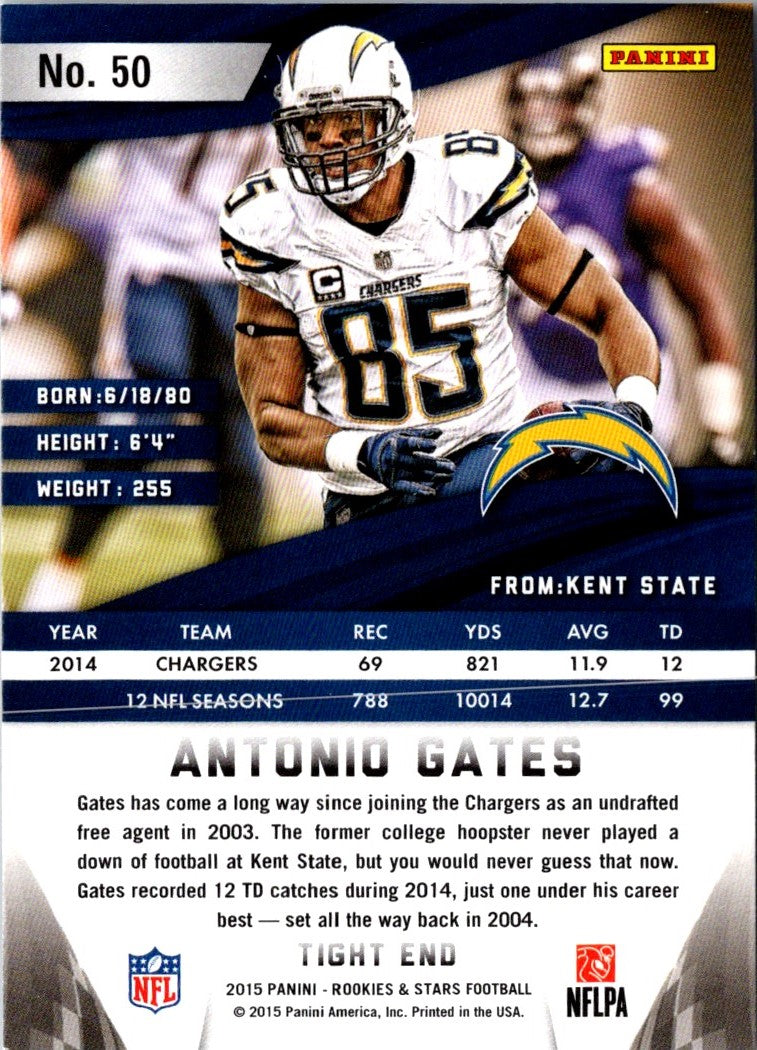 2015 Panini Rookies & Stars Antonio Gates