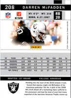 2011 Score Darren McFadden #208