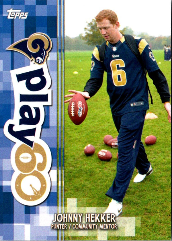 2014 Topps Play 60 Community Mentors Johnny Hekker #NNO