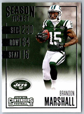 2016 Contenders Brandon Marshall #63