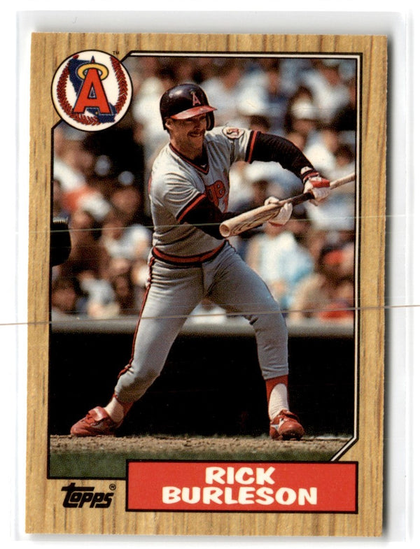 1987 Topps Tiffany Rick Burleson #579