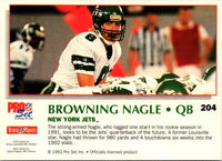 1992 Pro Set Power Browning Nagle #204