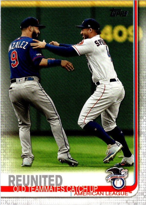 2019 Topps Update Marwin Gonzalez/George Springer #US173