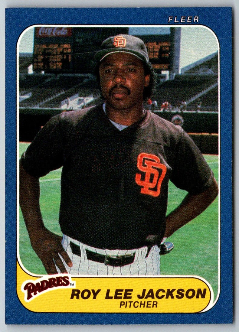 1986 Fleer Roy Lee Jackson