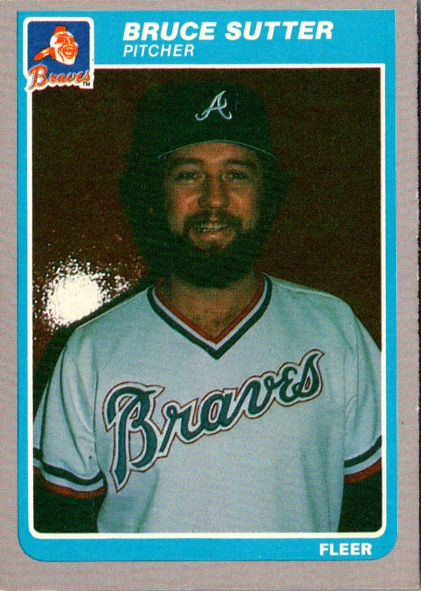 1985 Fleer Update Bruce Sutter #U-114