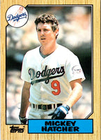 1987 Topps Traded Mickey Hatcher #43T