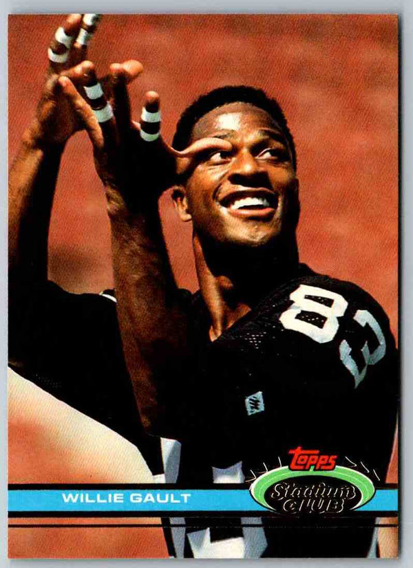 1991 Topps Stadium Club Football Willie Gault #257