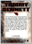 1999 Fleer Tradition Unsung Heroes Tommy Bennett